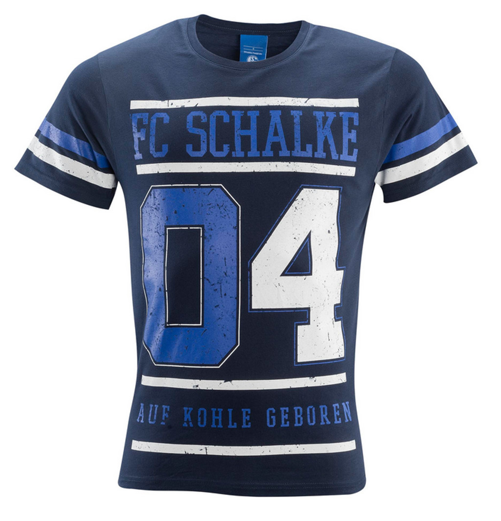 Shirt  "Glückauf"   Gr S 3XL FC Schalke 04 T 